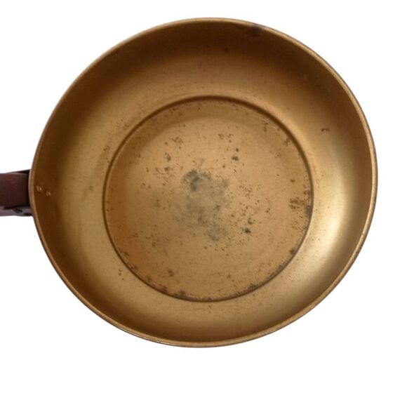 Vintage Silent Butler Table Sweeper Crumb Catcher Holland Copper Brass Wooden - Picture 7 of 16